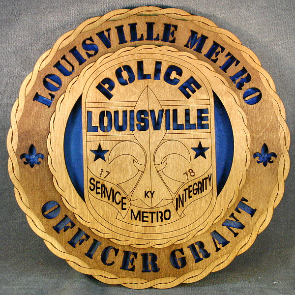 Louisville Metro Police Wall Tribute Personalized